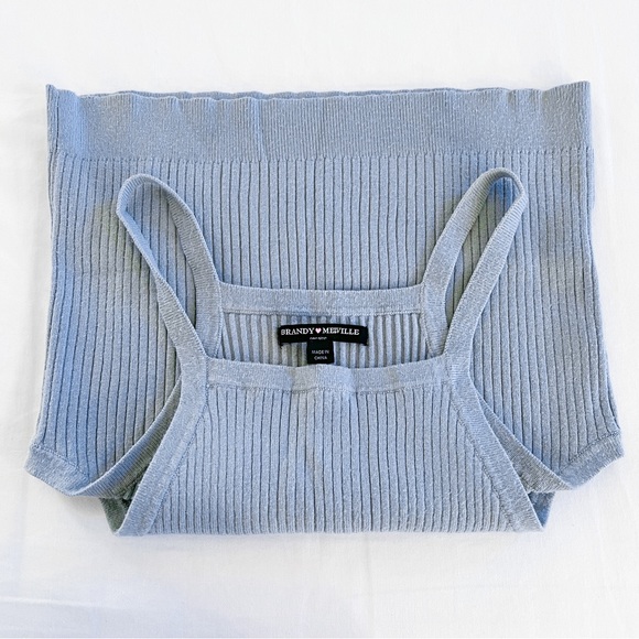 Brandy Melville High Neck Sweater Tank Top - Picture 7 of 7